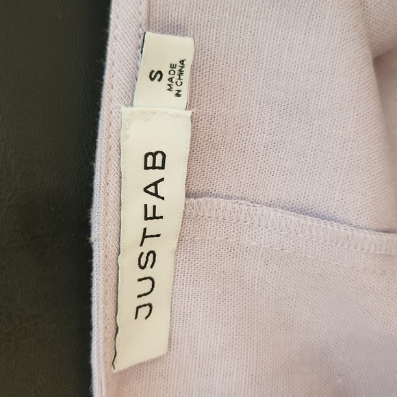 NWT Just Fab Orchid Ruffle Wrap Dress Size S - Picture 10 of 11